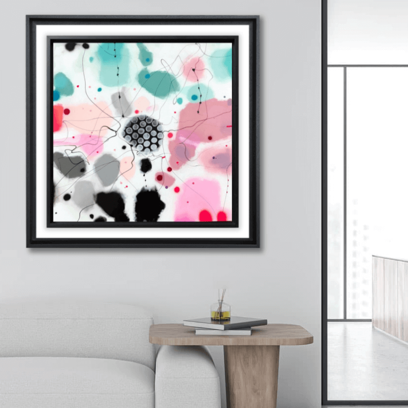 La peinture acrylique abstraite